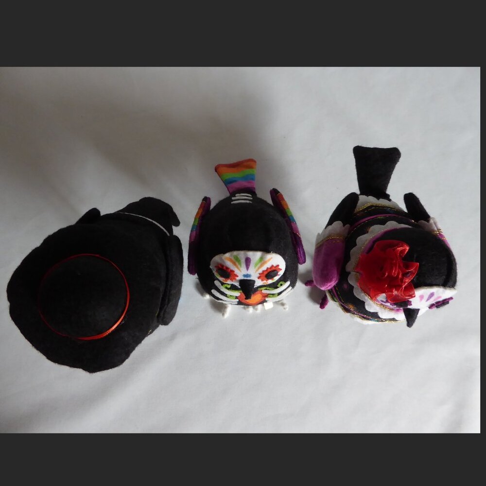 NEW 2018 TARGET HYDE & EEK DAY OF THE DEAD DIA DE LOS MUERTOS FELT BIRD LOT - Picture 5 of 12